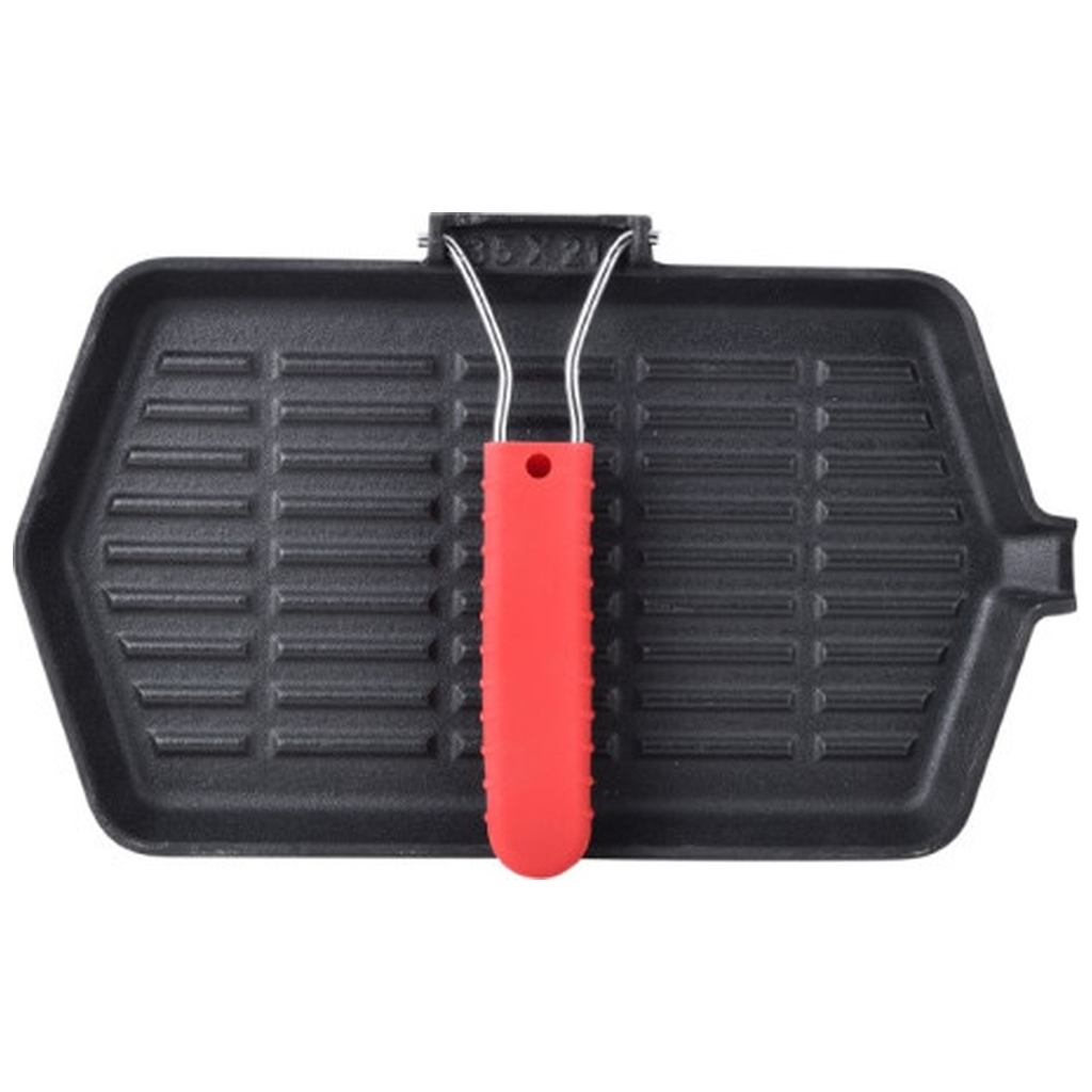 Сковорода Bergner Bbq lovers, гриль 34.3x20.4 см (BG-34131-BK) - зображення 5