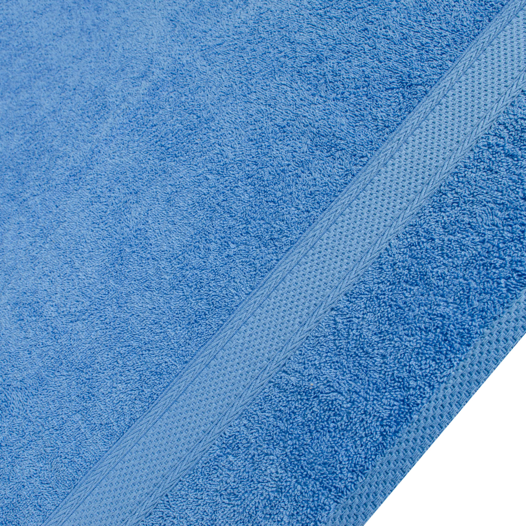 Рушник Home Line махровий бордюрний (блакитний) 400 гр/м2, 70х140 см (181823) - изображение 2