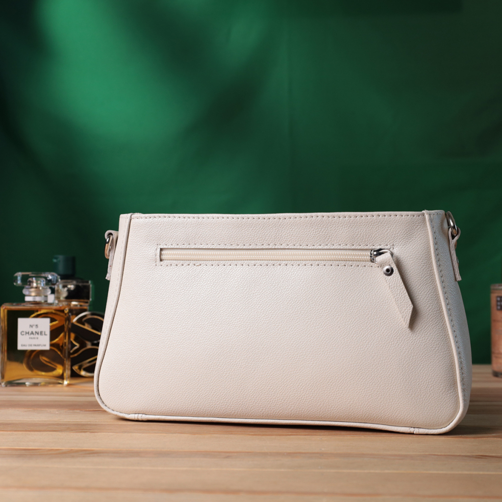 Сумка Shvigel З натуральної шкіри Бежева (22835) - зображення 10