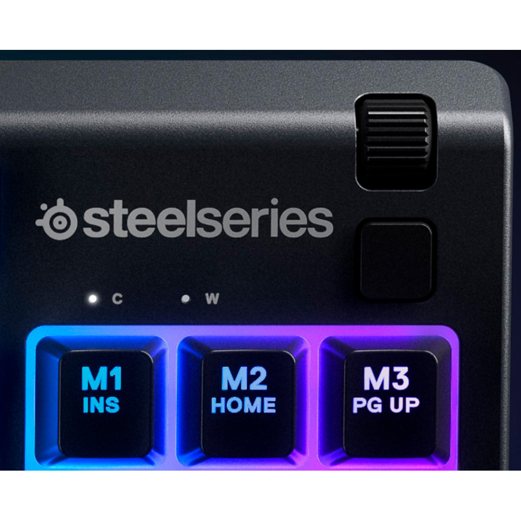 Клавіатура SteelSeries Apex 3 TKL USB UA Black (SS64817) - зображення 10