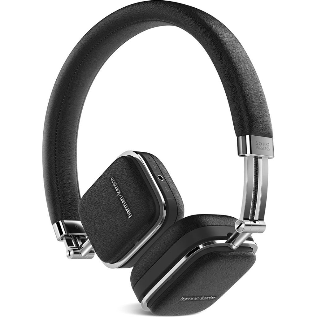 Навушники Harman Kardon Soho Wireless Black (HKSOHOBTBLK) - зображення 3