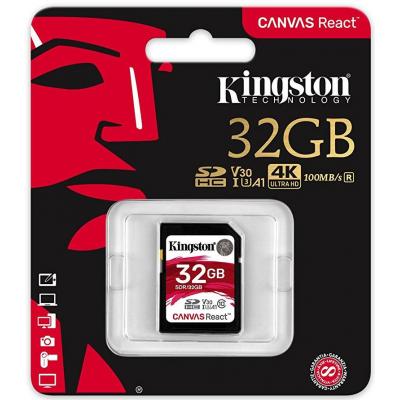 Карта пам'яті Kingston 32GB SDHC class 10 UHS-1 U3 (SDR/32GB) - зображення 3