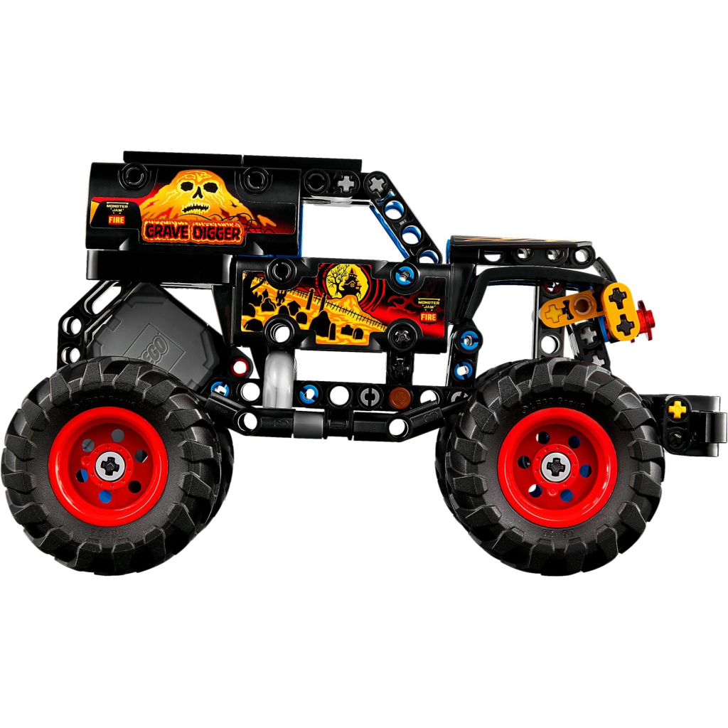 Конструктор LEGO Technic Monster Jam Grave Digger Вогонь і лід (42219) - зображення 4