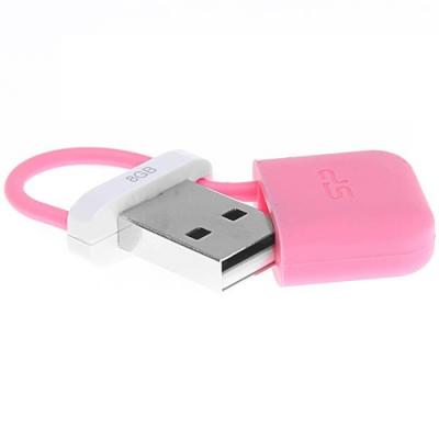 USB флеш накопичувач Silicon Power 8Gb Unique 510 pink (SP008GBUF2510V1P) - зображення 3