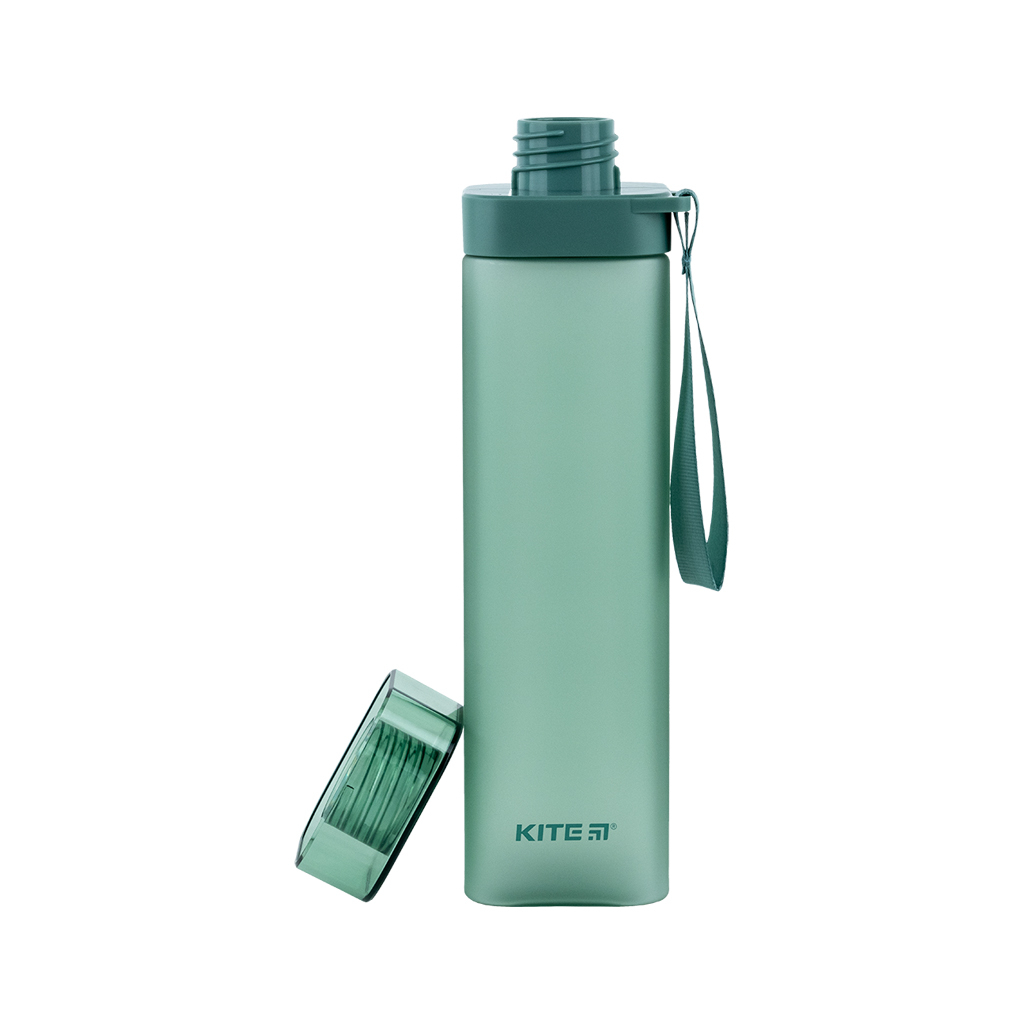 Поїльник-непроливайка Kite квадратна, 700 мл, зелена (K24-1210-2) - зображення 4