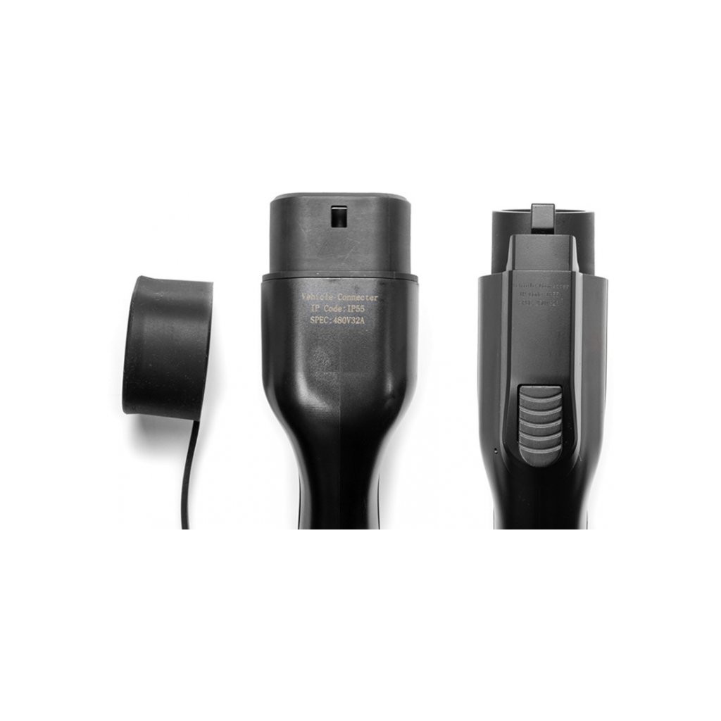 Зарядний кабель для електромобіля HiSmart Type 1 - Type 2, 32A, 7.2кВт, 1 фазный, 5м (EV200009) - изображение 3