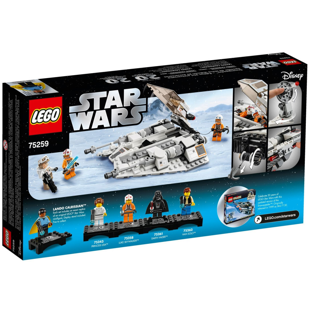 Конструктор LEGO Star Wars Сніговий спідер: випуск до 20-річного ювілею (75259) - зображення 4