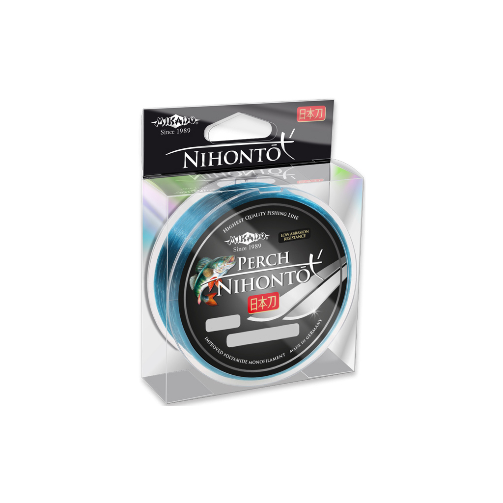 Волосінь Mikado Nihonto Perch 150 м 0,24 мм 7,75 кг Blue (ZNP-024) - зображення 1
