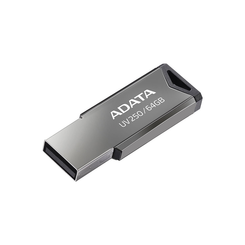 USB флеш накопичувач ADATA 64GB AUV 250 Black USB 2.0 (AUV250-64G-RBK) - зображення 1