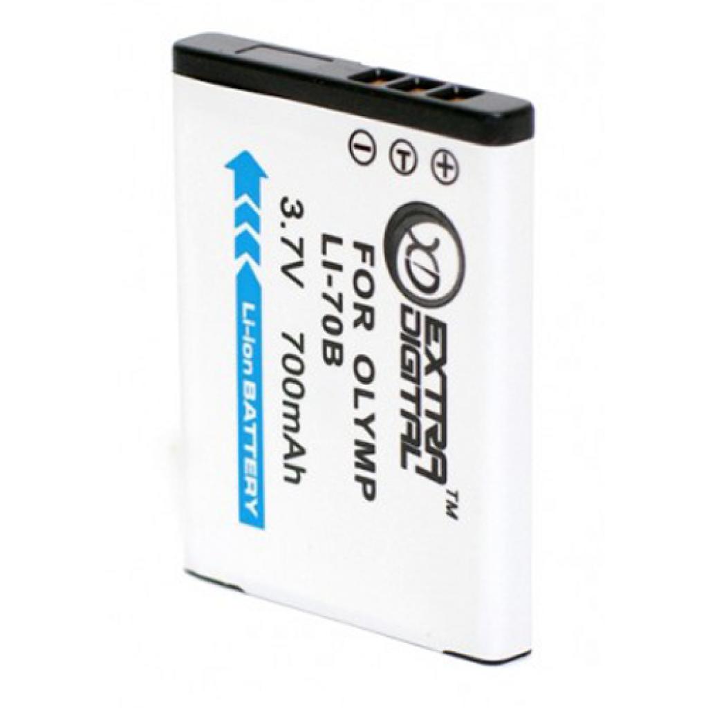 Акумулятор до фото/відео Extradigital Olympus LI-70B (BDO2541) - зображення 2