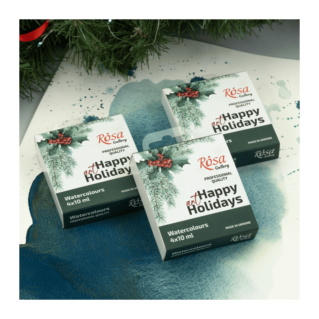 Акварельні фарби Rosa Gallery Special Edition 3, 4 кольори по 10 мл (4823098546726) - зображення 7