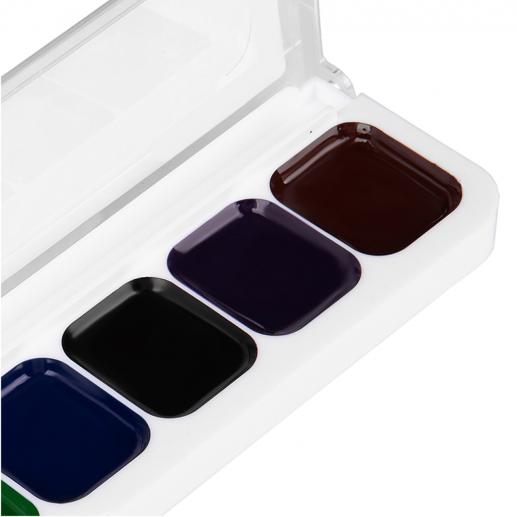 Акварельні фарби Yes Orange Line 8 кольорів б/п (110298) - изображение 4