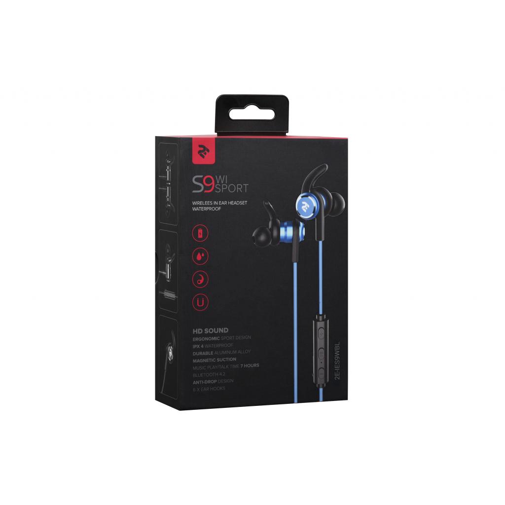 Навушники 2E S9 WiSport Wireless In Ear Headset Waterproof (2E-IES9WBL) - зображення 7