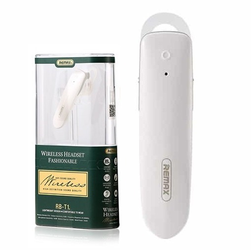 Bluetooth-гарнітура Remax RB-T1 White (6954851295457) - зображення 4