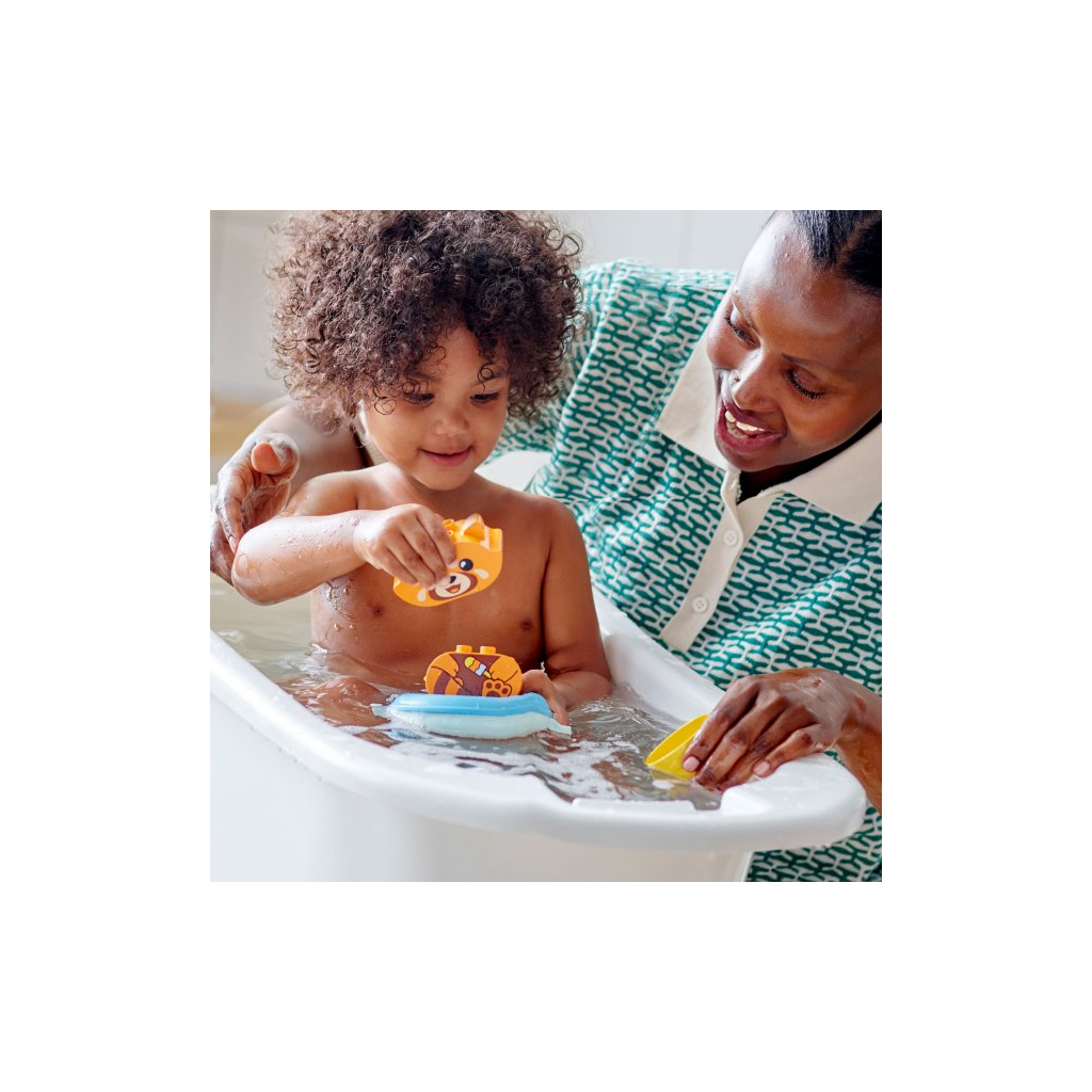 Конструктор LEGO DUPLO My First Веселе купання: Плаваюча червона панда (10964) - зображення 3