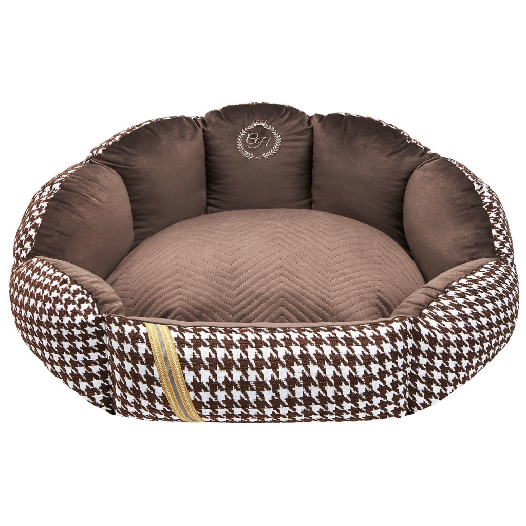 Лежак для тварин Chloe's Home Positano S коричневий (CLH4524) - зображення 1