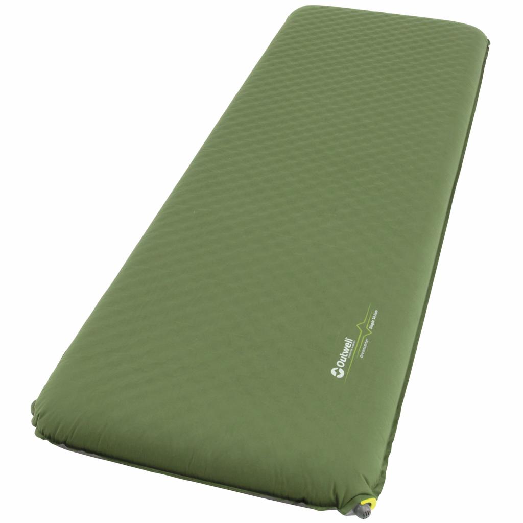 Туристичний килимок Outwell Self-inflating Mat Dreamcatcher Single 10 cm Green (928844) - зображення 1