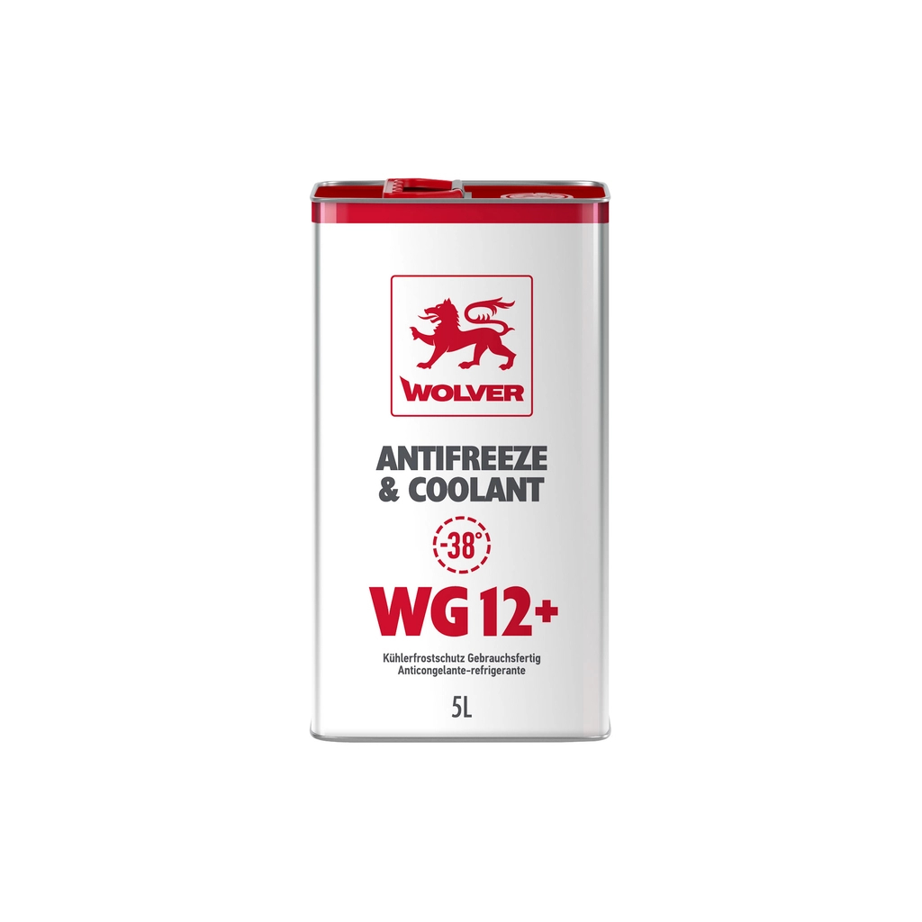 Антифриз Wolver Antifreeze & Coolant WG12+ Ready for use черв.  5л (4260360943447) - зображення 1