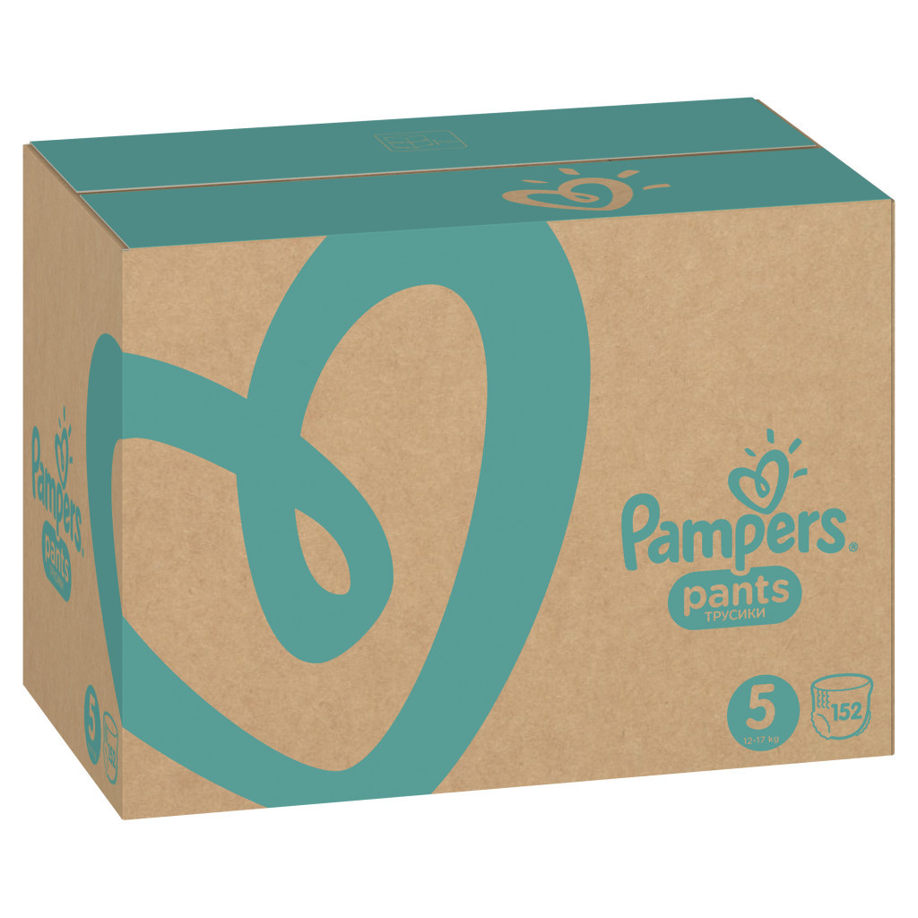 Підгузки Pampers трусики Pants Junior Розмір 5 (12-17 кг), 152 шт (8001090808004) - зображення 4