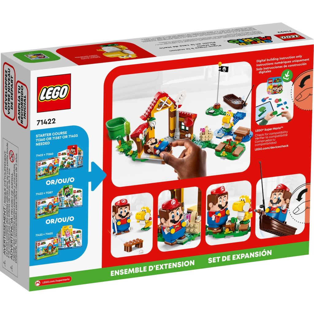 Конструктор LEGO Super Mario Пікнік у будинку Маріо. Додатковий набір (71422) - зображення 9