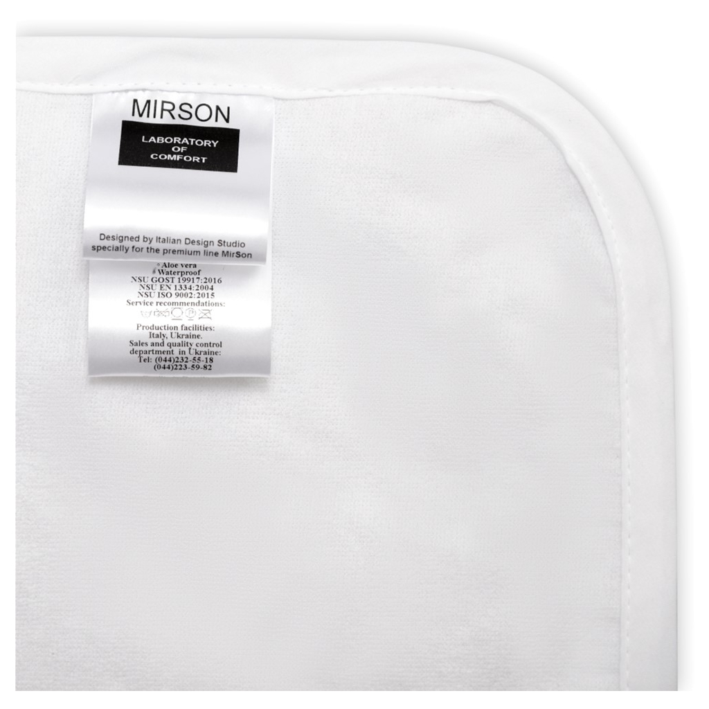 Наматрацник MirSon Light №214 трикотажний AQUA-stop водонепроникний на гумці по кутках 160х190 см (2200000691514) - зображення 7