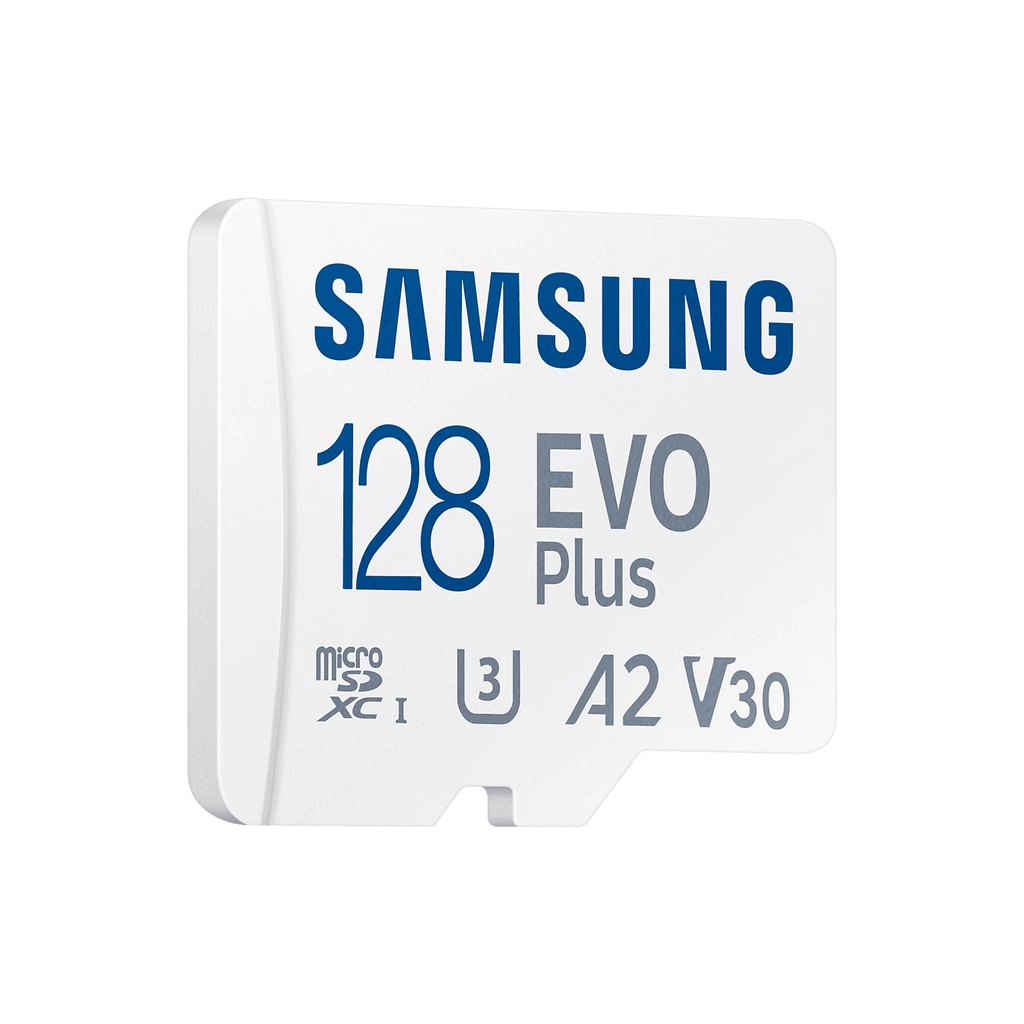 Карта пам'яті Samsung 128 GB microSDXC Class 10 UHS-I U3 V30 A2 EVO Plus+SD Adapte (MC128SA/EU) - зображення 4