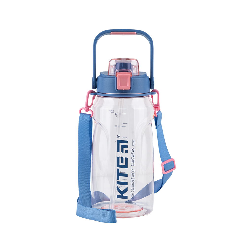 Поїльник-непроливайка Kite 1500 мл, рожева (K24-1202-2) - зображення 1