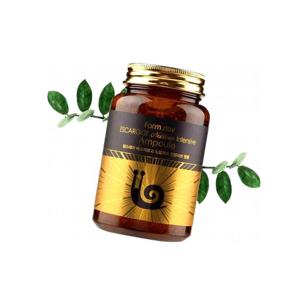 Сироватка для обличчя FarmStay Escargot Noblesse Intensive Ampoule 250 мл (8809469772778) - зображення 6