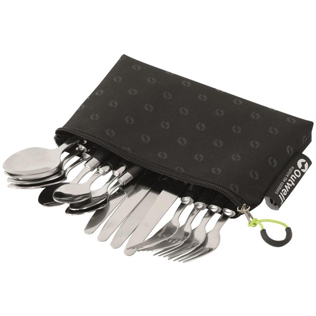 Набір для пікніка Easy Camp Pouch Cutlery Set Black (928788) - зображення 1