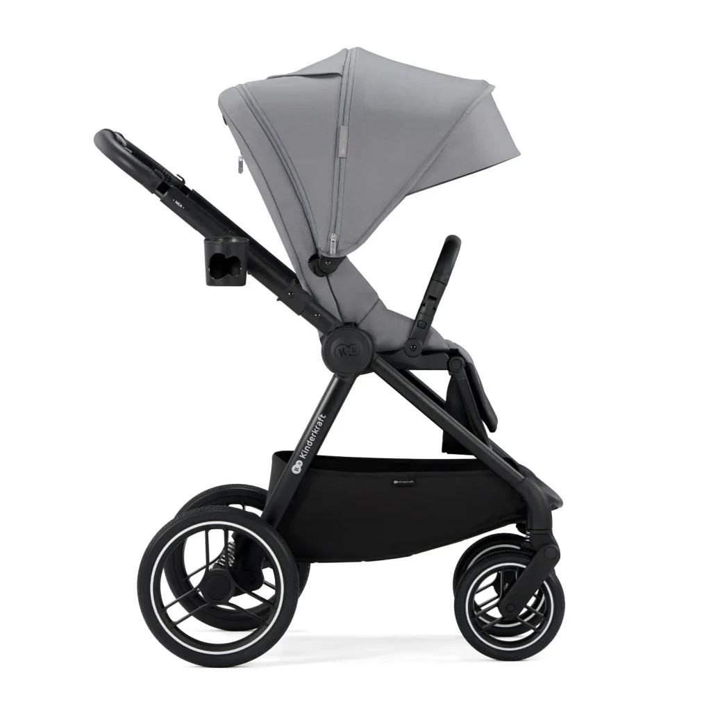 Коляска Kinderkraft 2 в 1 Nea Platinum Grey (KSNEA000GRY2000) (5902533919826) - зображення 4