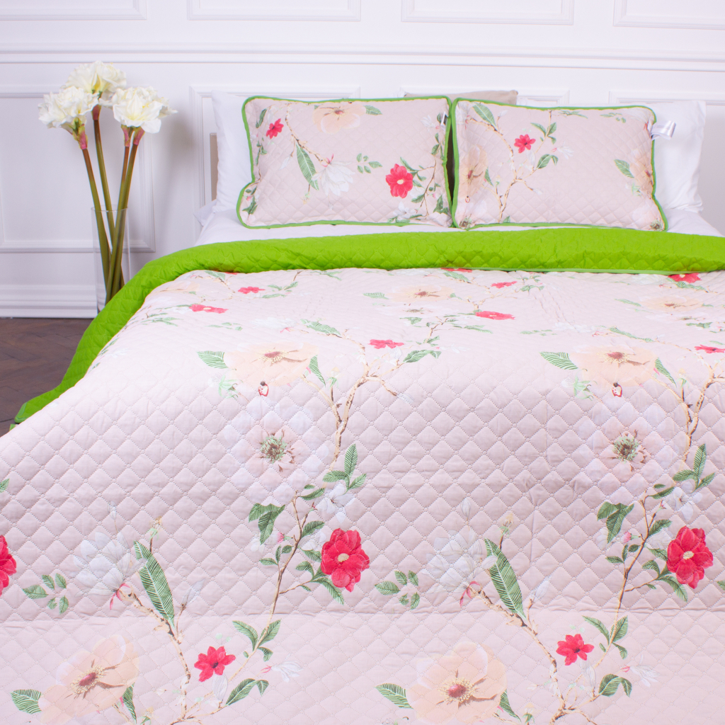 Покривало MirSon набір Color Fun Line №5942 Valeri 180х210 см + наволочка 50х70 см х 2 шт (2200006169529) - зображення 5