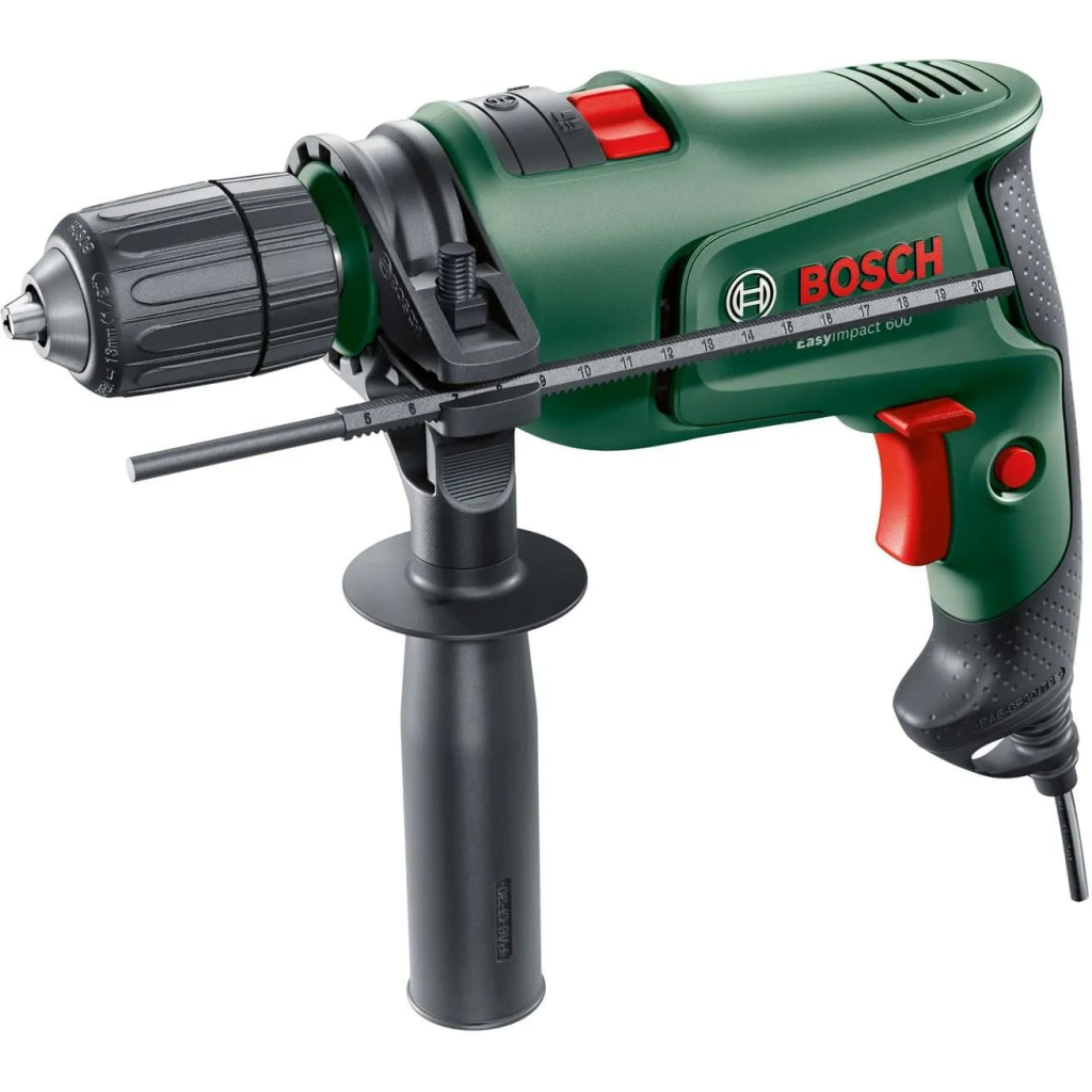 Дриль Bosch EasyImpact 600, 600Вт, 1.5-13мм, 3000об/хв, кейс (0.603.133.021) - зображення 1