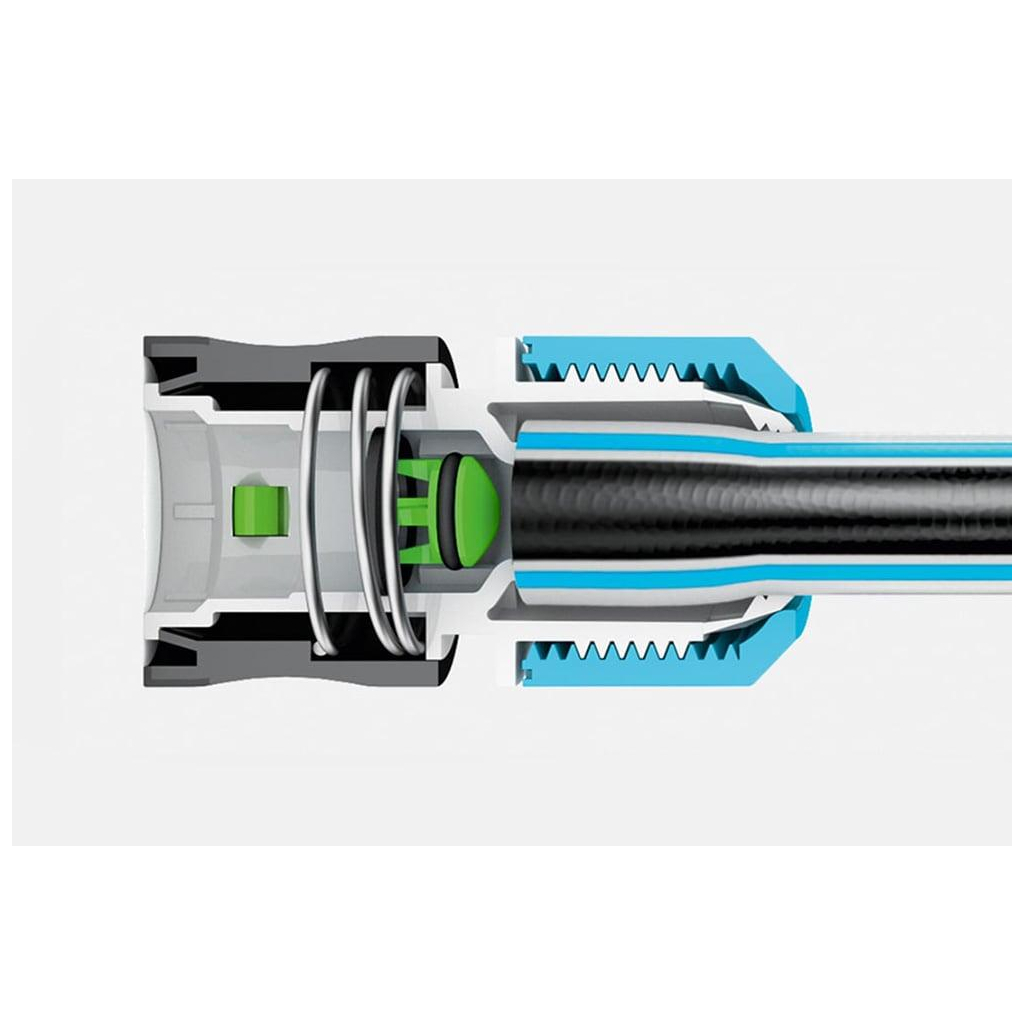 Конектор для шланга Cellfast ERGO 1/2" з аквастопом (53-120) - зображення 4