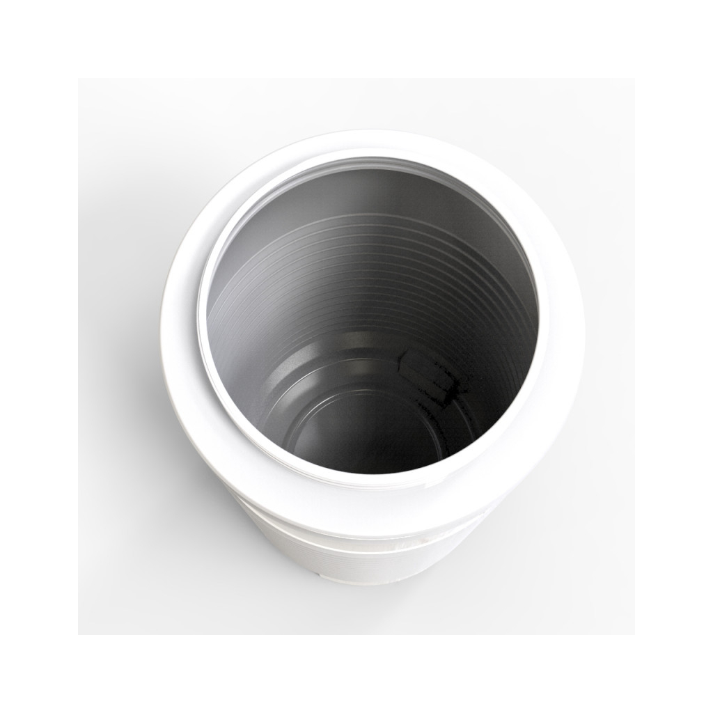 Ємність для води Євро Пласт вертикальна харчова 100 л вузька біла (12934) - зображення 3