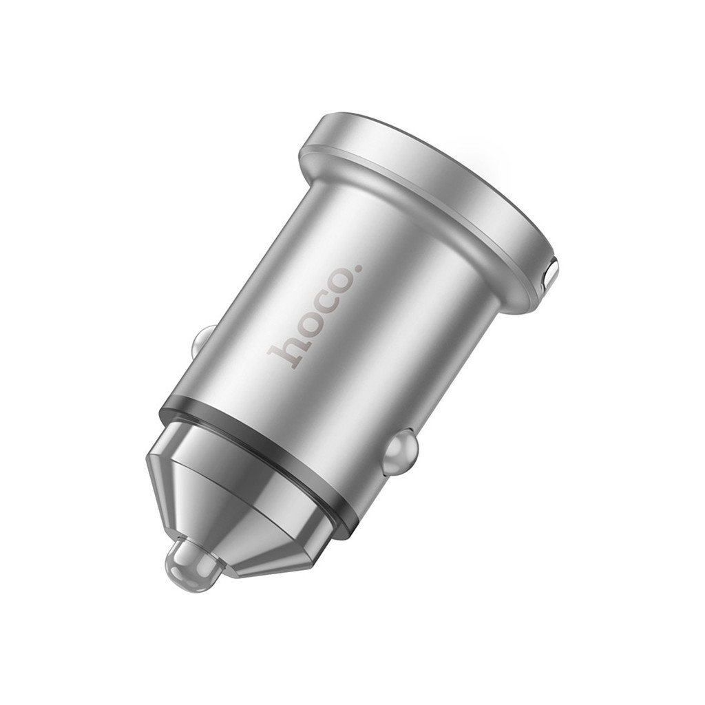 Зарядний пристрій HOCO NZ10 Handy USB-A/Type-C Silver (6942007601825) - зображення 3