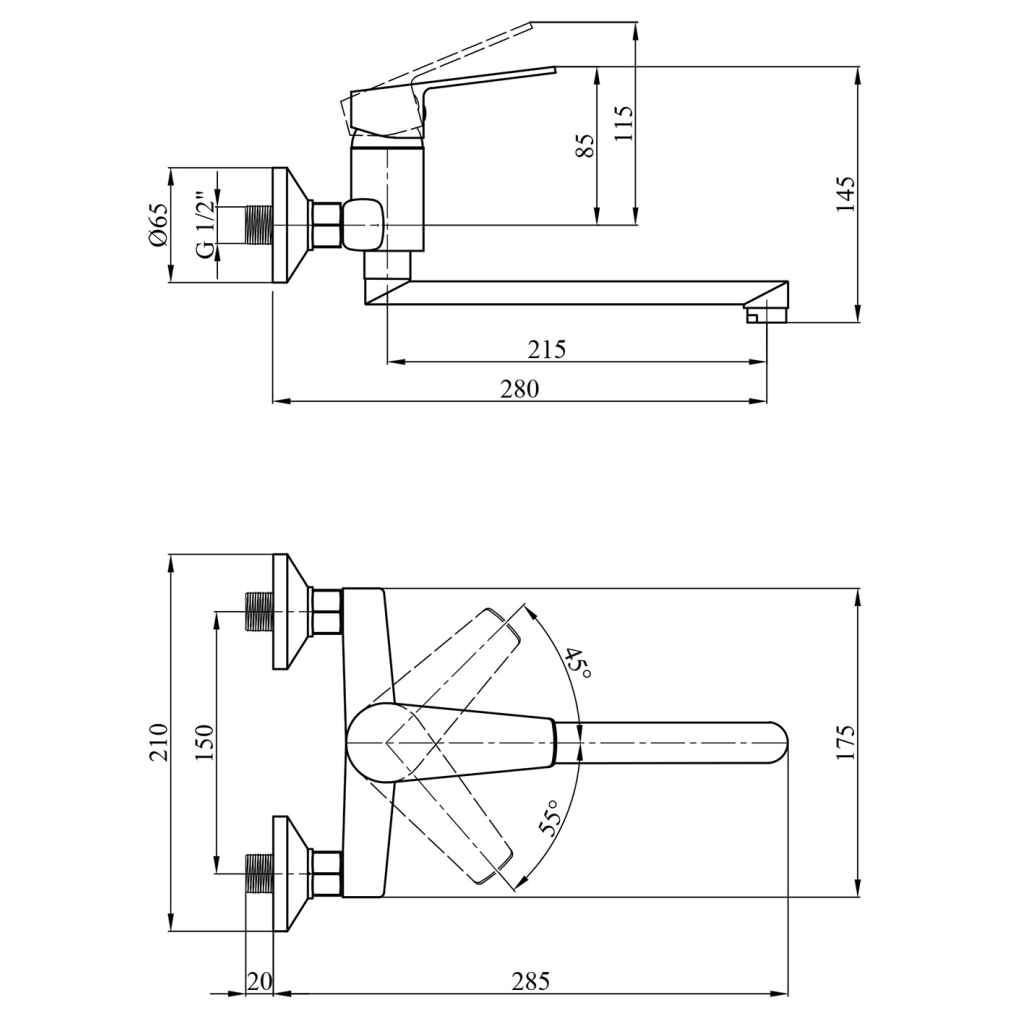 Змішувач Kroner Brocken-С040 - зображення 5