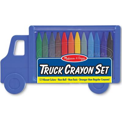 Олівці кольорові Melissa&Doug Мелки полимерные Машина 12 цветов (MD4159) - зображення 1