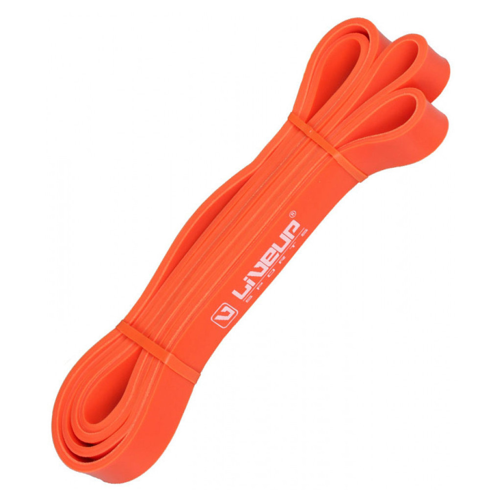 Еспандер LiveUp Latex Loop для підтягування 208х4.5х0.32 см помаранчевий LS3650-2080Lo (6951376105735) - зображення 1