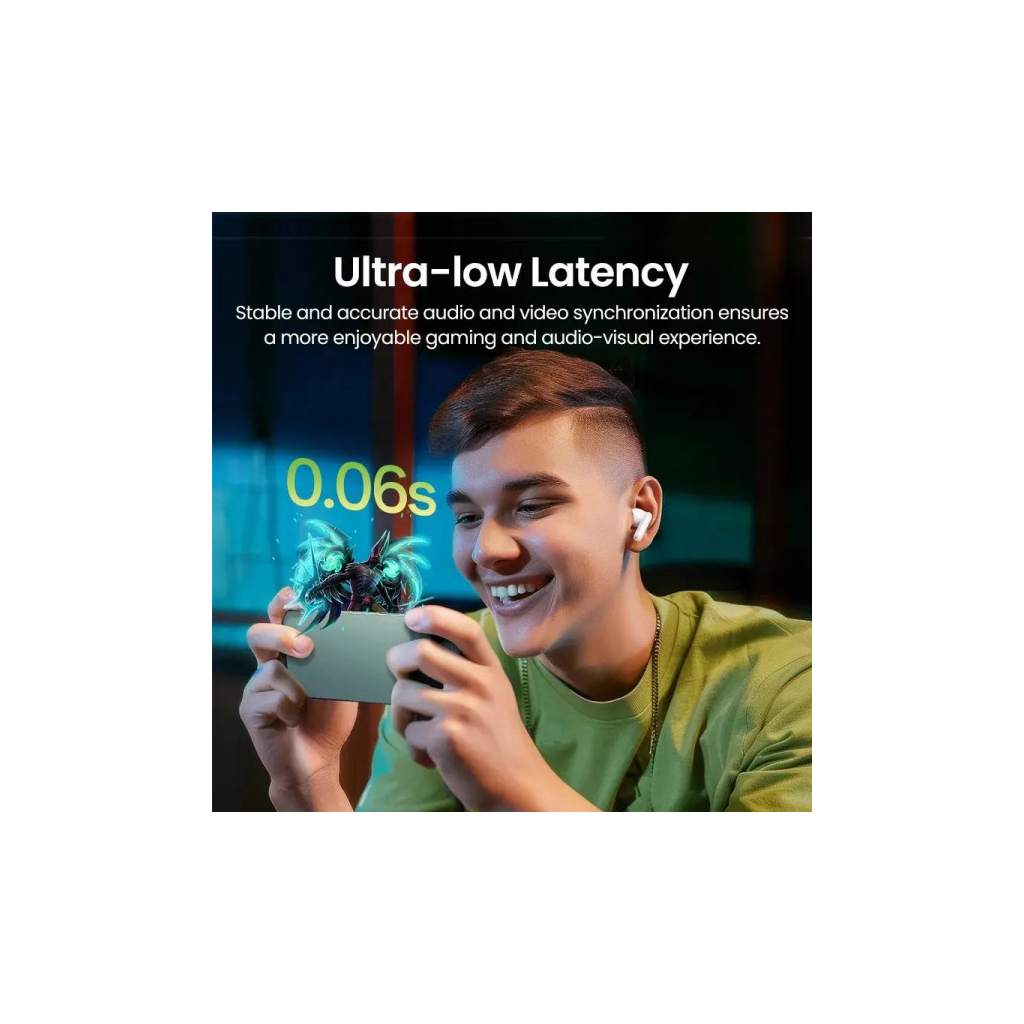 Навушники Ugreen HiTune T3C Earbuds Bluetooth White (45110) - зображення 8