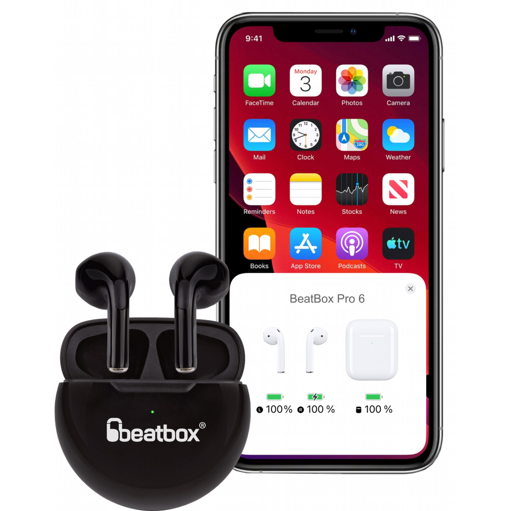 Навушники BeatBox PODS PRO 6 Black (bbppro6b) - зображення 5