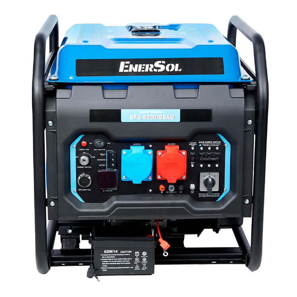 Генератор Enersol інверторний, 8.0kW, двигун. GP460, електростартер (EPG-8000IOEAU) - зображення 3