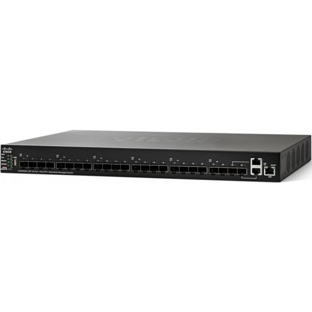 Комутатор мережевий Cisco SX350X-24F-K9-EU - изображение 1