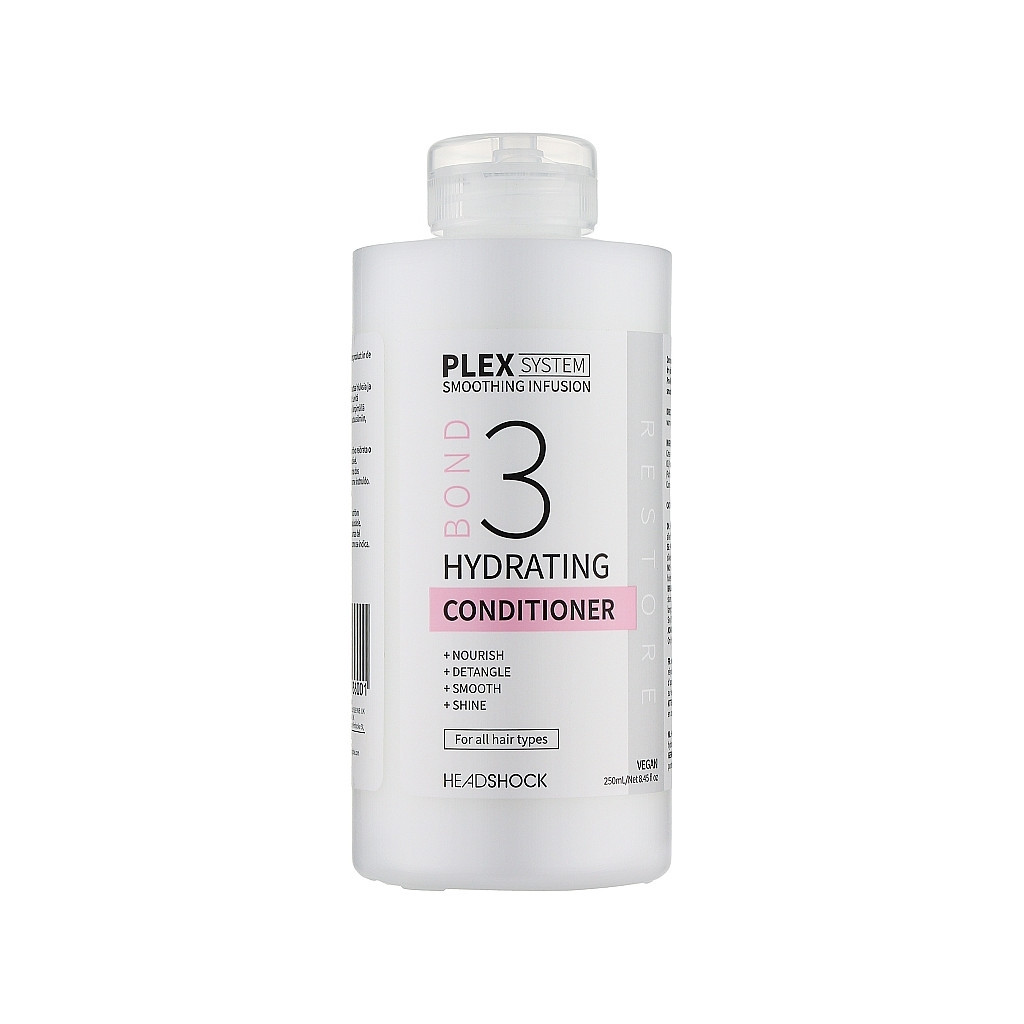 Кондиціонер для волосся Headshock Plex System Hydrating Conditioner №3 Зволожувальний 250 мл (5031413936001) - зображення 1