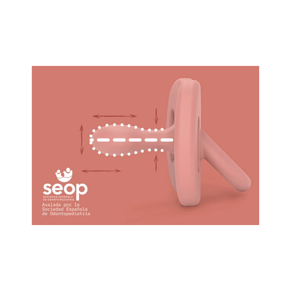 Пустушка Suavinex Colour Essence силіконова фізіологічна, 0-6 міс. коричнева (308094) - зображення 4