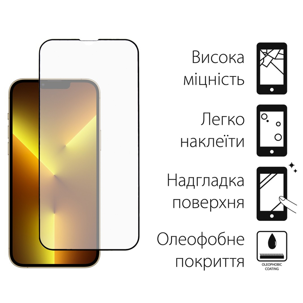 Скло захисне Dengos iPhone 13/13 Pro 2pcs kit (DG-TG2P-31) - зображення 2
