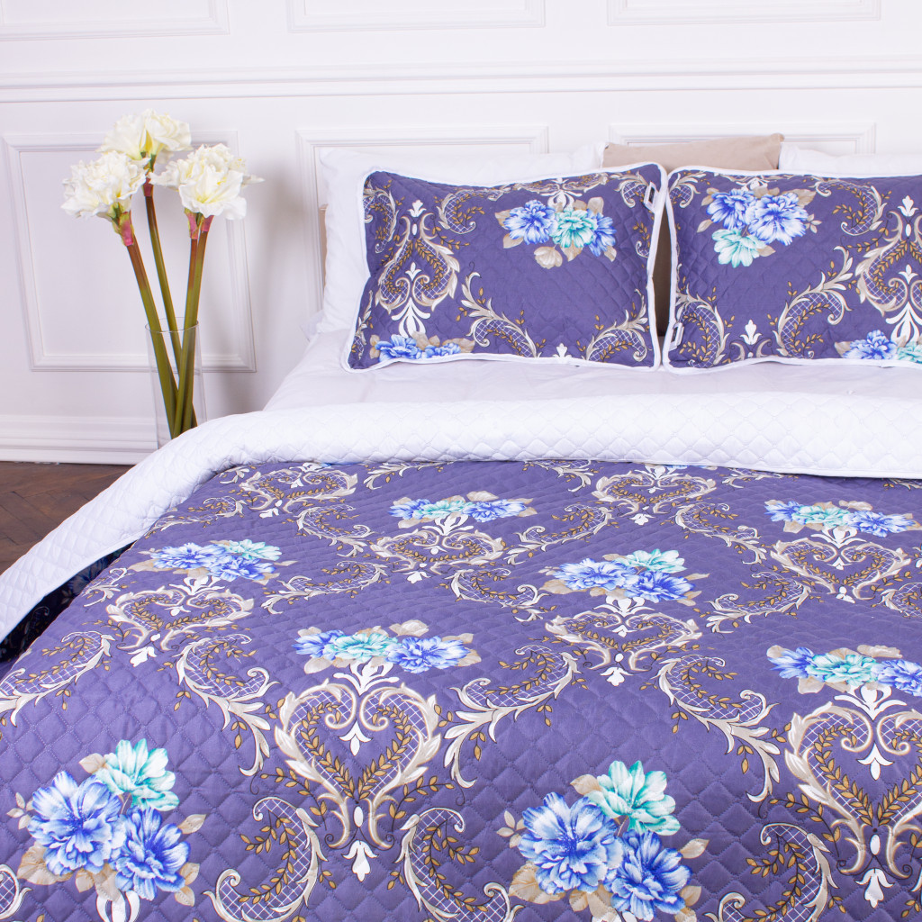 Покривало MirSon набір Print Line №5945 Felicity 150х210 см + наволочка 50х70 см (2200006169413) - зображення 5