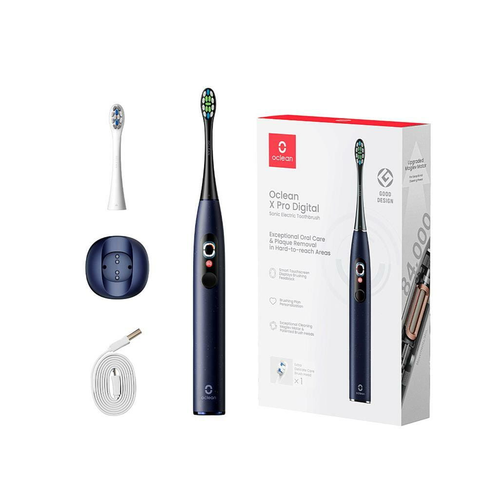 Електрична зубна щітка Oclean X Pro Digital Dark Blue (6970810553482) - зображення 1