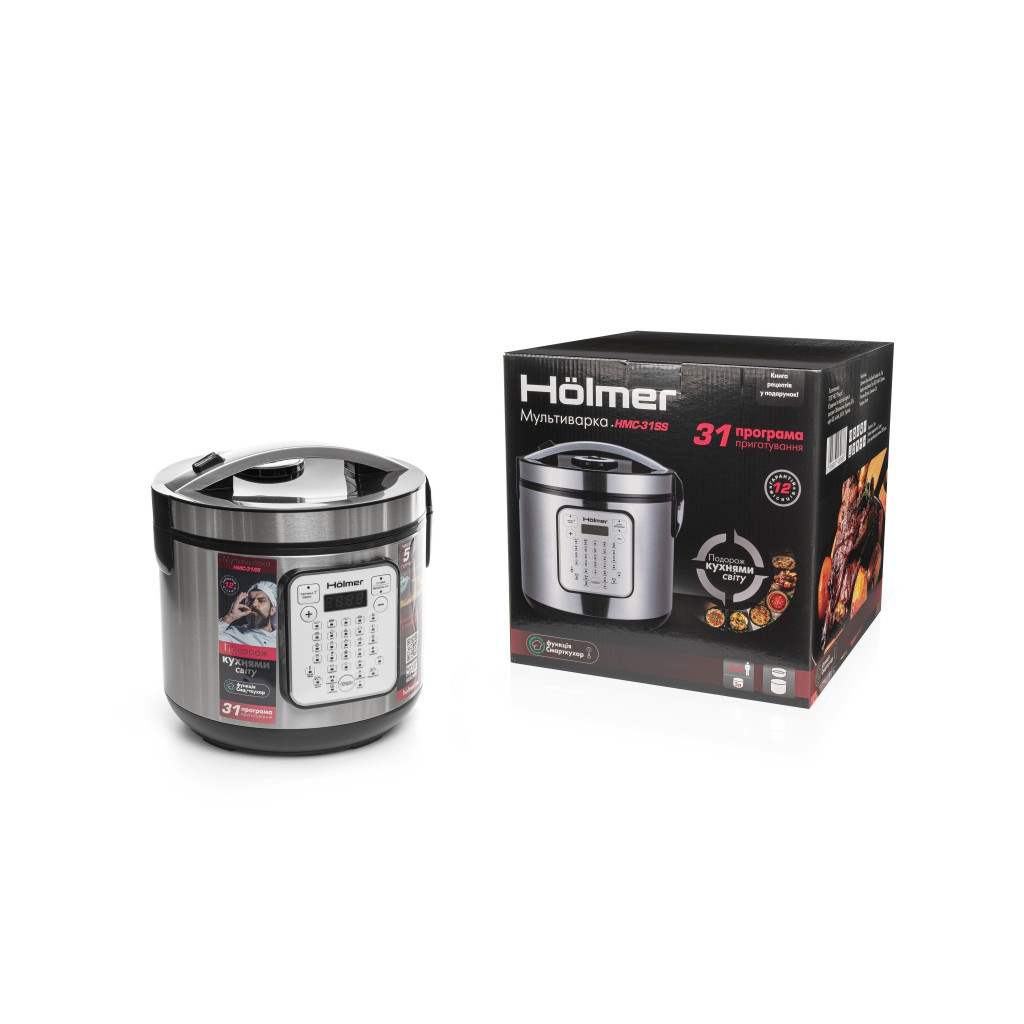 Мультиварка Hölmer HMC-31SS - зображення 11