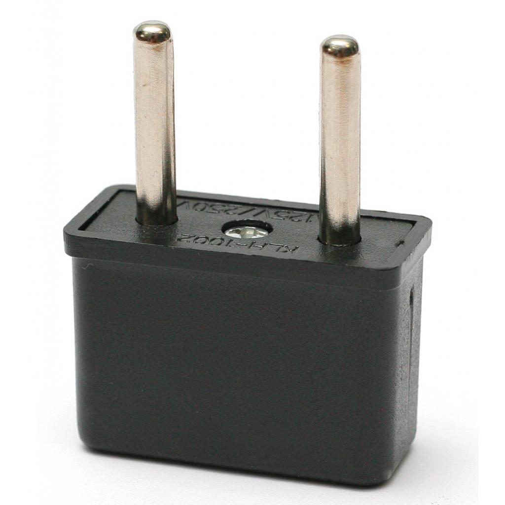 Перехідник PowerPlant мережевий 220В EU/US чорний (DV00DV0022) - зображення 2