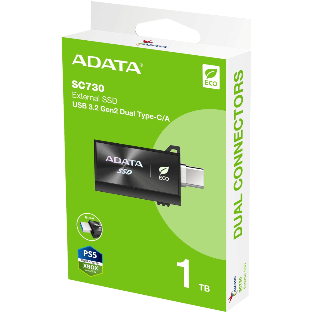 Накопичувач SSD USB 3.2 1TB SC730 ADATA (SC730-1T-CACTI) - зображення 6